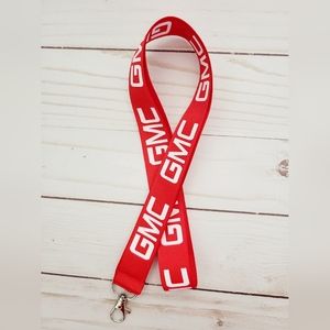 GMC LOGO TRUCK CAR VEHICLE KEYCHAIN ID BADGE LANYARD